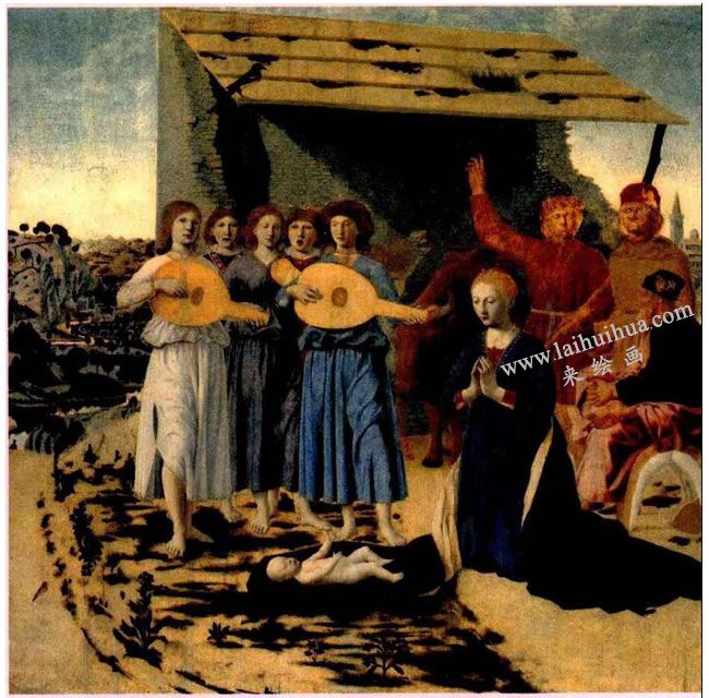 意大利人物画《基督诞生》高清大图
