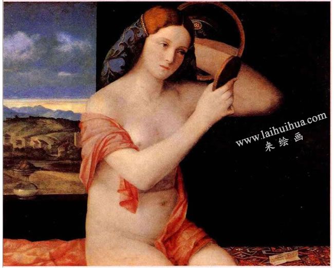 乔凡尼•贝利尼《裸女照镜》作品高清大图
