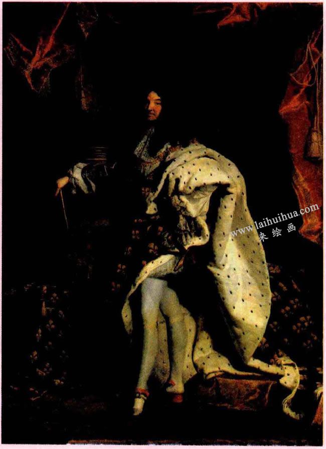 里戈《路易十四像》油画高清大图