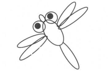 小蜻蜓的画法 - 尾巴
