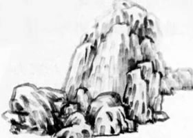 山石绘画的基本步骤