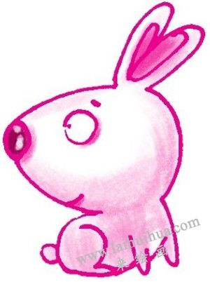兔子简笔画画法步骤：四肢