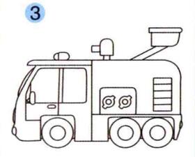 消防车的画法步骤03