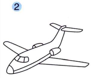 客机的画法步骤02