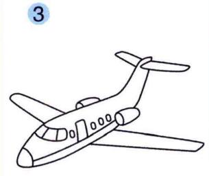 客机的画法步骤03