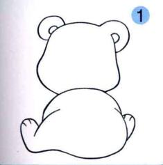 熊的画法步骤01