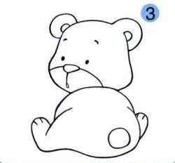 熊的画法步骤03