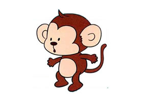 猴子儿童画法（一）