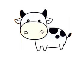 牛的儿童画法（一）