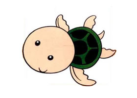 海龟儿童画