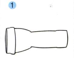 手电筒儿童画画法步骤01