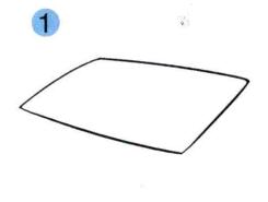 桌子儿童画法画法步骤01