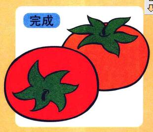 西红柿儿童画