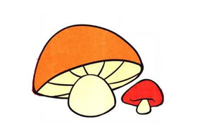 蘑菇儿童画