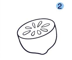柠檬儿童画画法步骤02