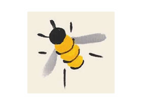 蜜蜂儿童国画