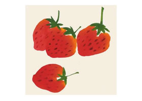 草莓儿童国画