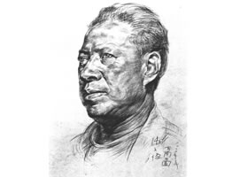 津门人肖像素描作品