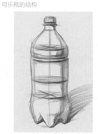 可乐瓶的结构与作画步骤素描练习