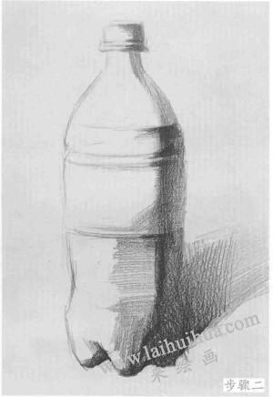 可乐瓶的结构与作画步骤素描练习02