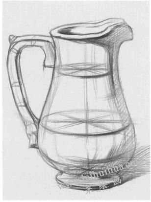 陶罐的结构与作画步骤素描练习