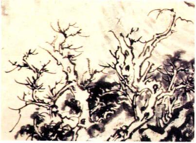 北宋郭熙、王诜山水画中的树法特征