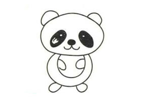 大熊猫简笔画（二）
