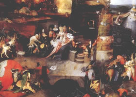 世界名画《圣安秦尼的诱惑》欣赏