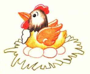 鸡的色铅笔简笔画画法步骤04