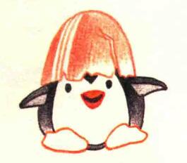 企鹅的色铅笔简笔画画法步骤05
