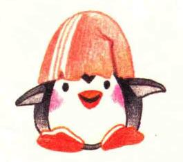 企鹅的色铅笔简笔画画法步骤06