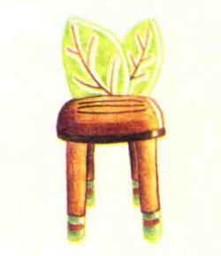 儿童座椅的色铅笔简笔画画法步骤06