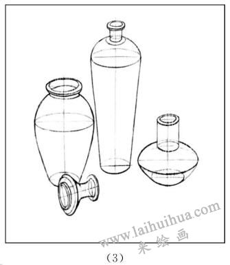 瓶与罐的组合画法步骤03