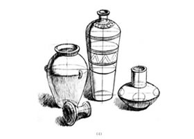 瓶与罐的组合画法步骤