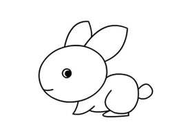 兔子简笔画作品图片（七）