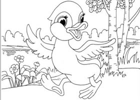 《小鸭子》儿歌绘画创编过程
