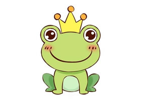 青蛙王子简笔画教程