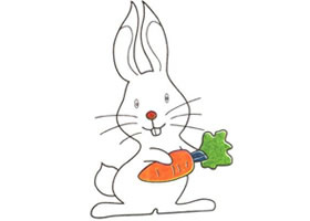 兔子卡通画法