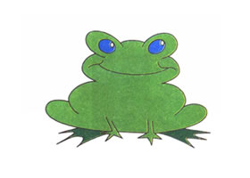 青蛙儿童卡通画