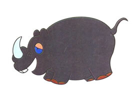 犀牛儿童卡通画