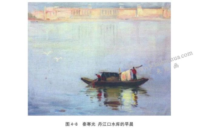 秦寒光   丹江口水库的早晨风景速写作品