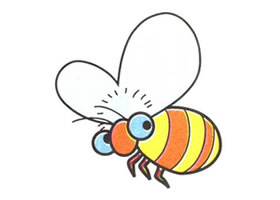 蜜蜂儿童卡通画