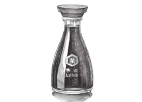 酱油瓶素描画法步骤