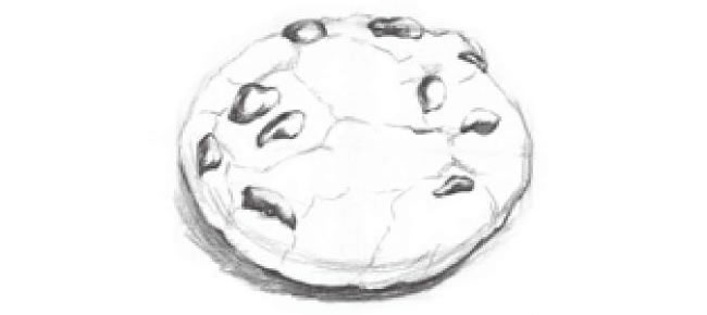 饼干素描画法步骤04