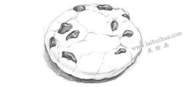 饼干素描画法步骤05
