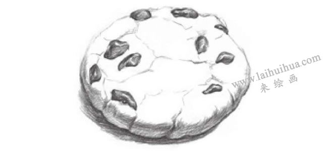 饼干素描画法步骤06