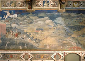 安布罗吉奥•罗伦采蒂《好政府的寓言》世俗壁画