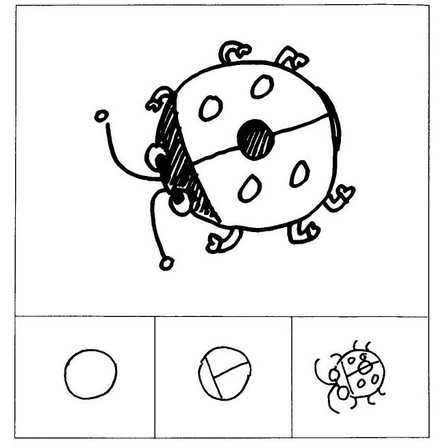 瓢虫儿童画法（二）