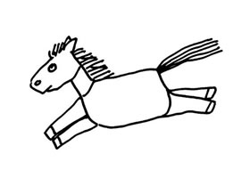 马的儿童画法（二）