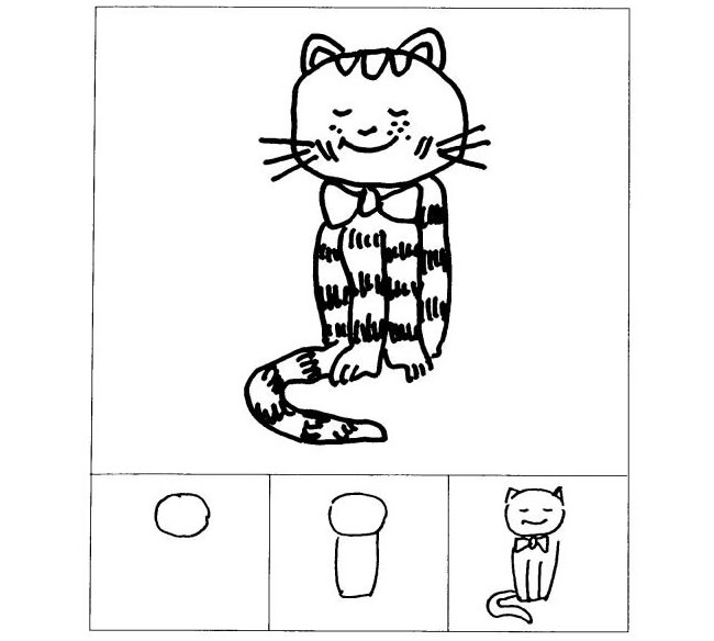 猫的儿童画法（二）